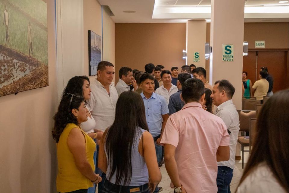 Asistentes en evento presencial